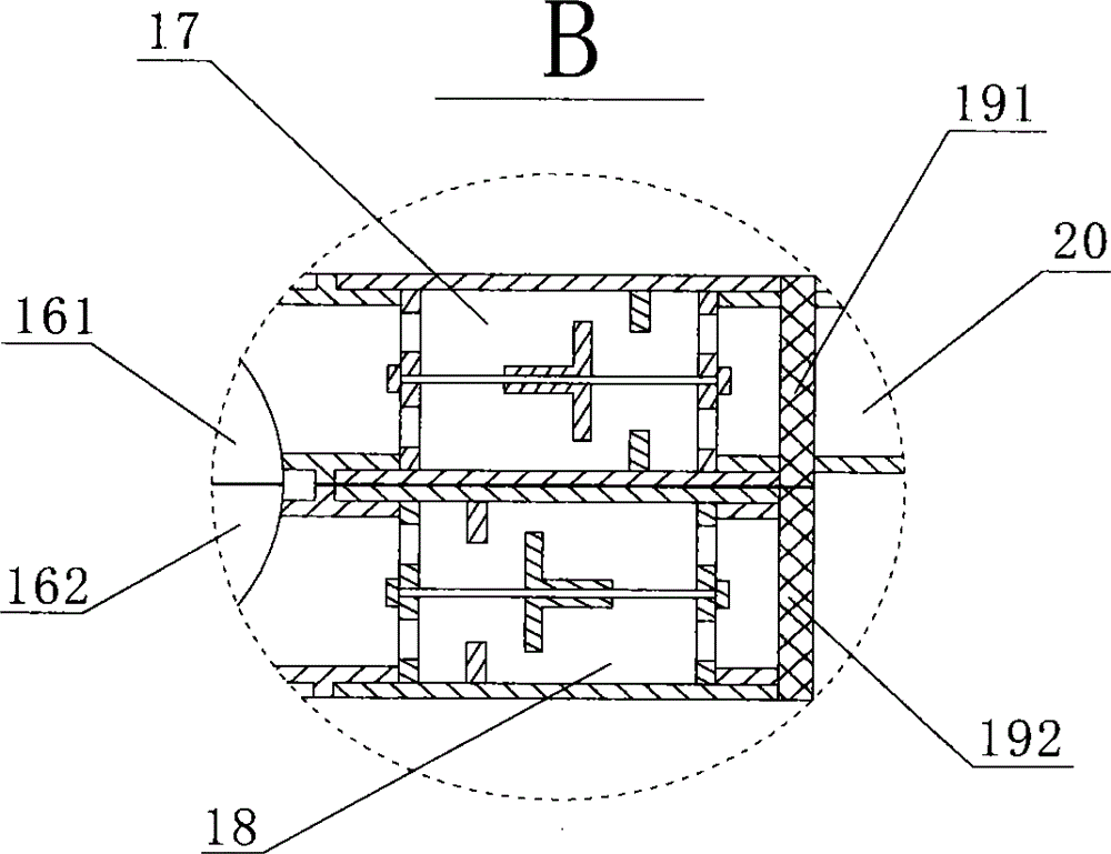 Dual-sphere dual-channel survive display artificial respirator