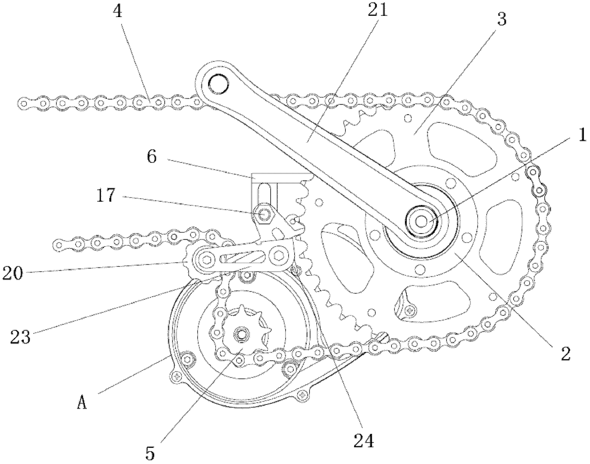 Electric power assisting device for bicycles