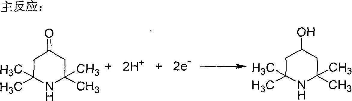 Method for non-membrane electrochemical synthesis of 2,2,6,6-tetramethyl-piperidinol