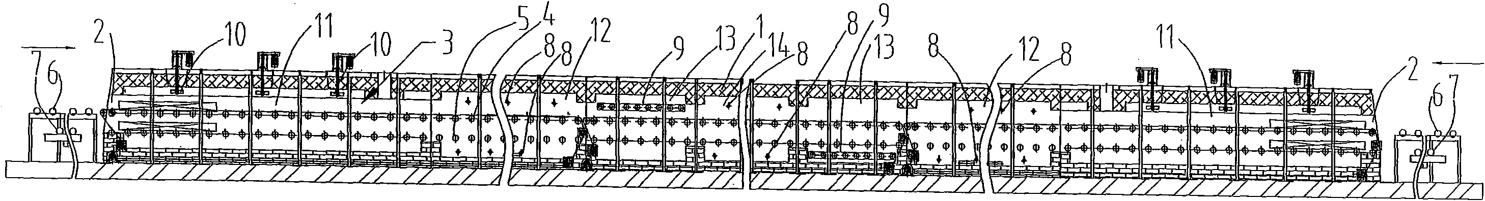 Isothermal spheroidizing annealing furnace for bearing steels