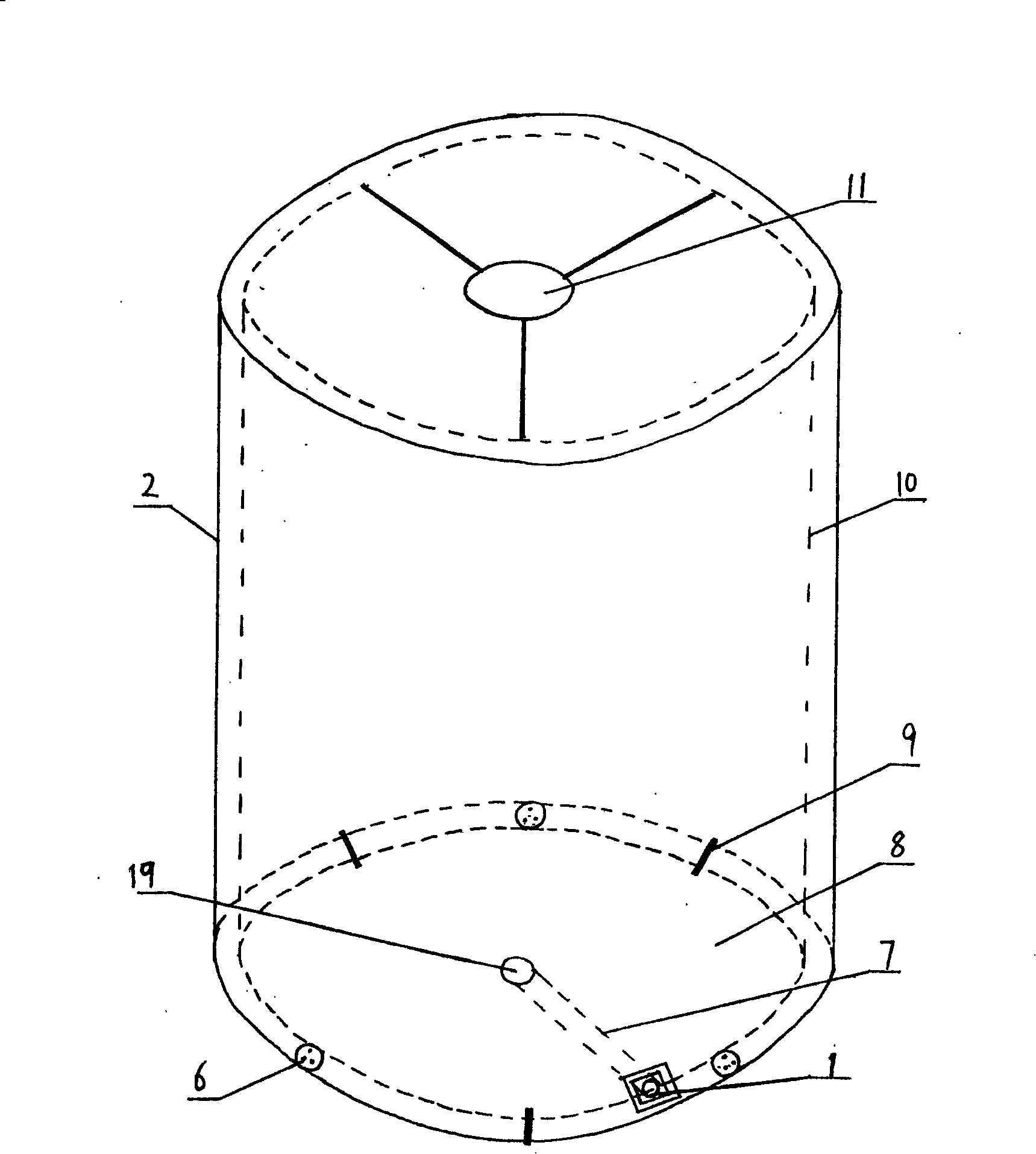 Straw gasifying stove