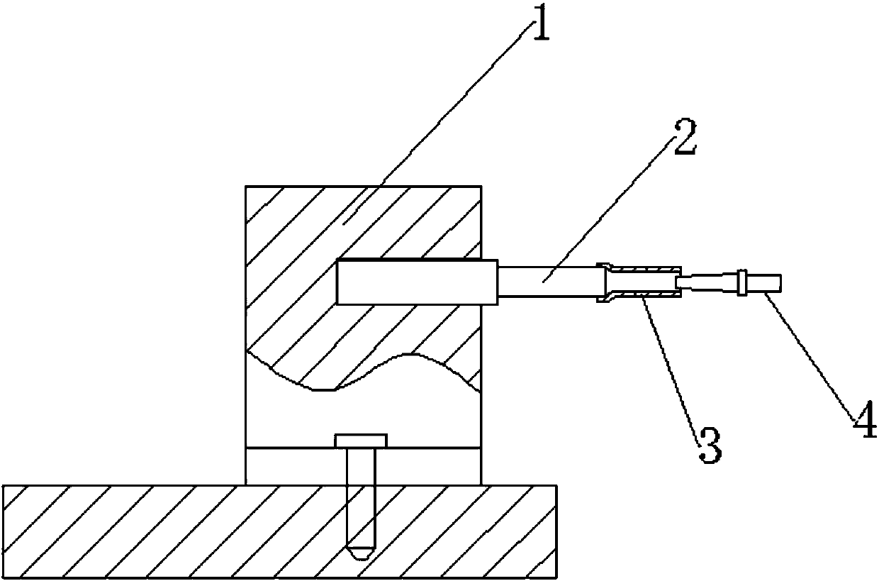 Rubber tube sleeving method and system for rod piece
