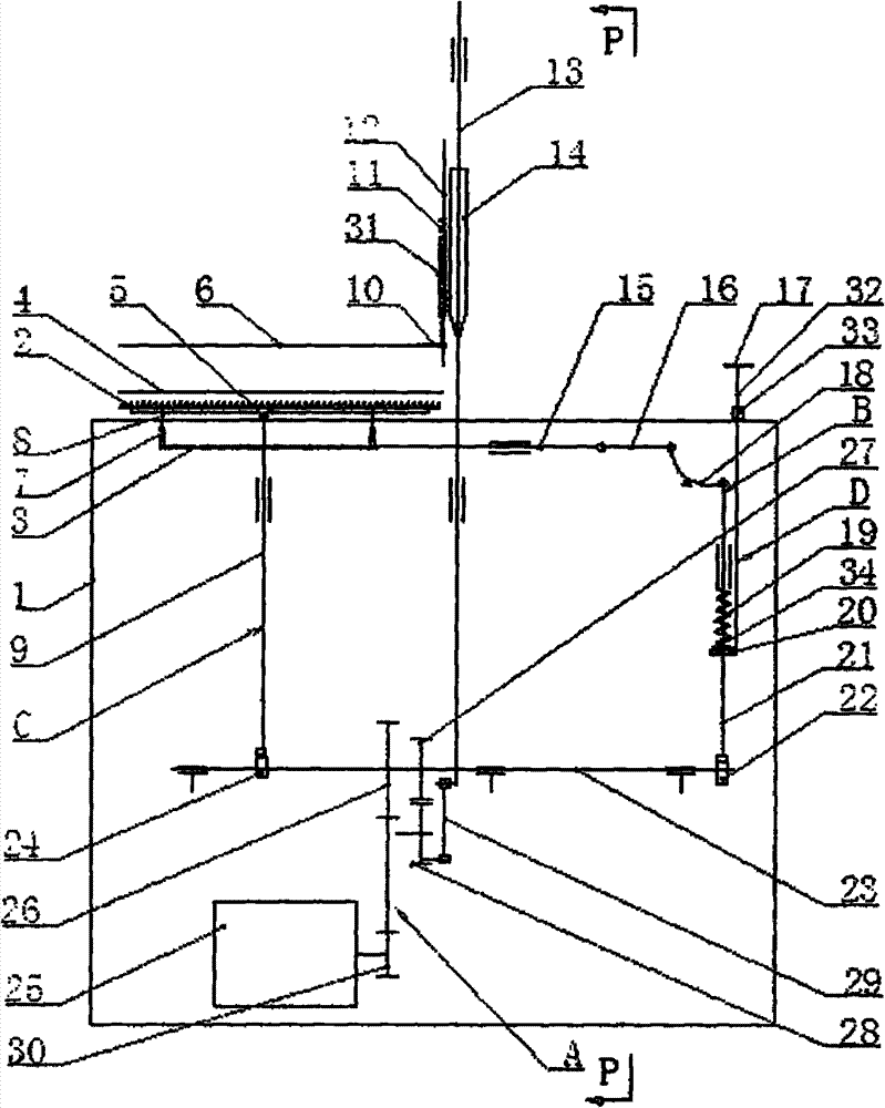 Multi-functional feeding and cutting synchronous vegetable cutting machine for kitchen