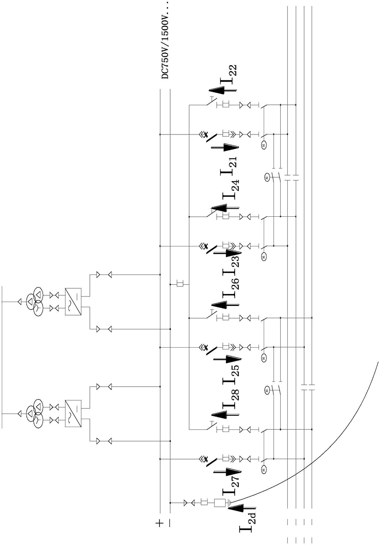 Protection method and device for direct-current suspension power supply system