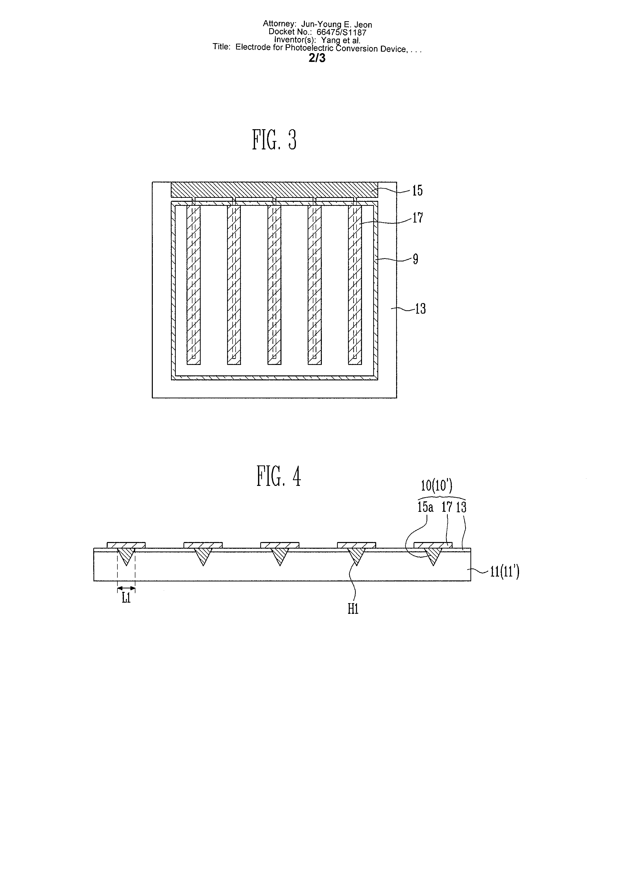 Electrode for photoelectric conversion device, method of preparing the same and photoelectric conversion device comprising the same