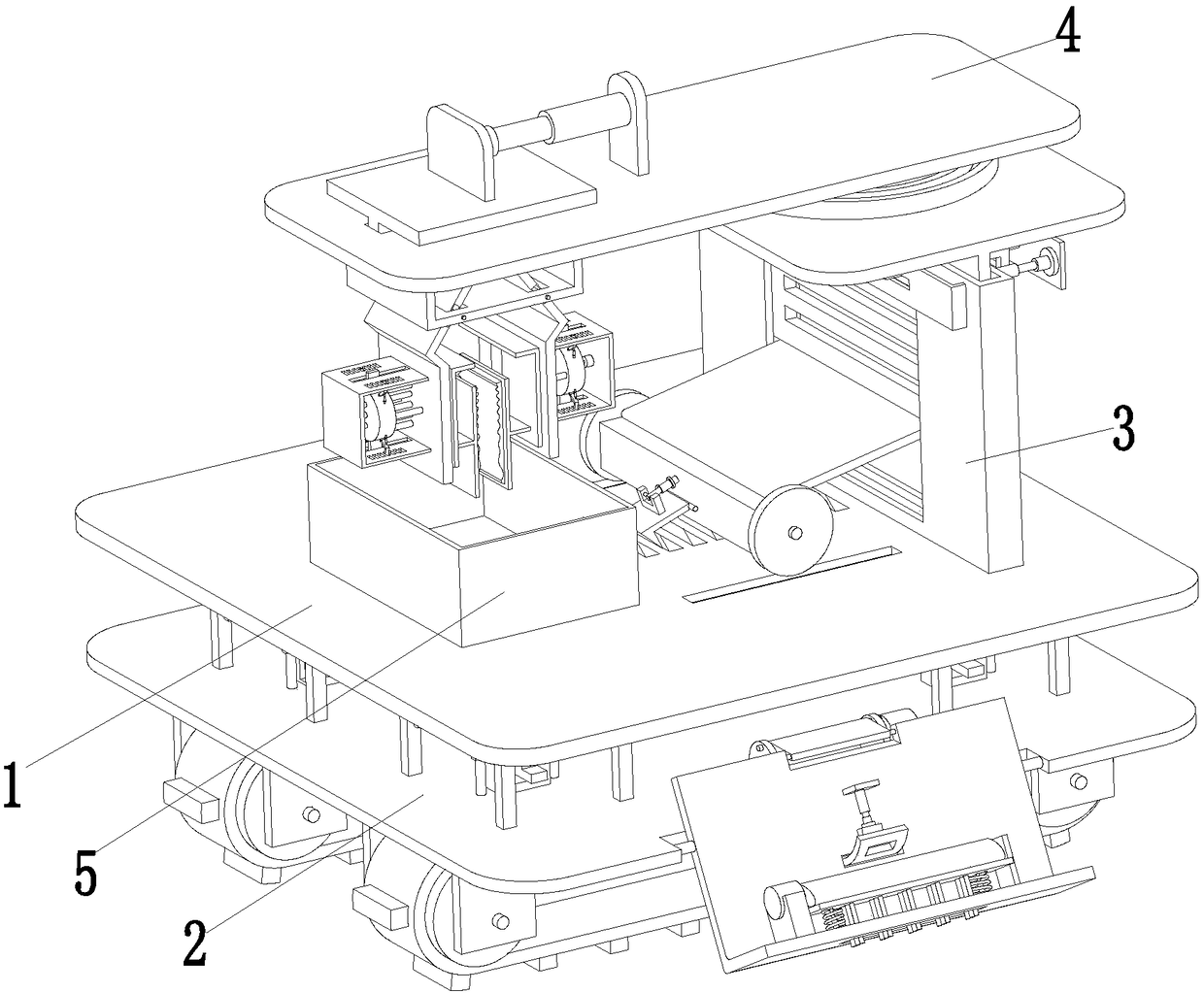 Steel plate pile intelligent pull-out machine special for constructing steel structure bridge cofferdam