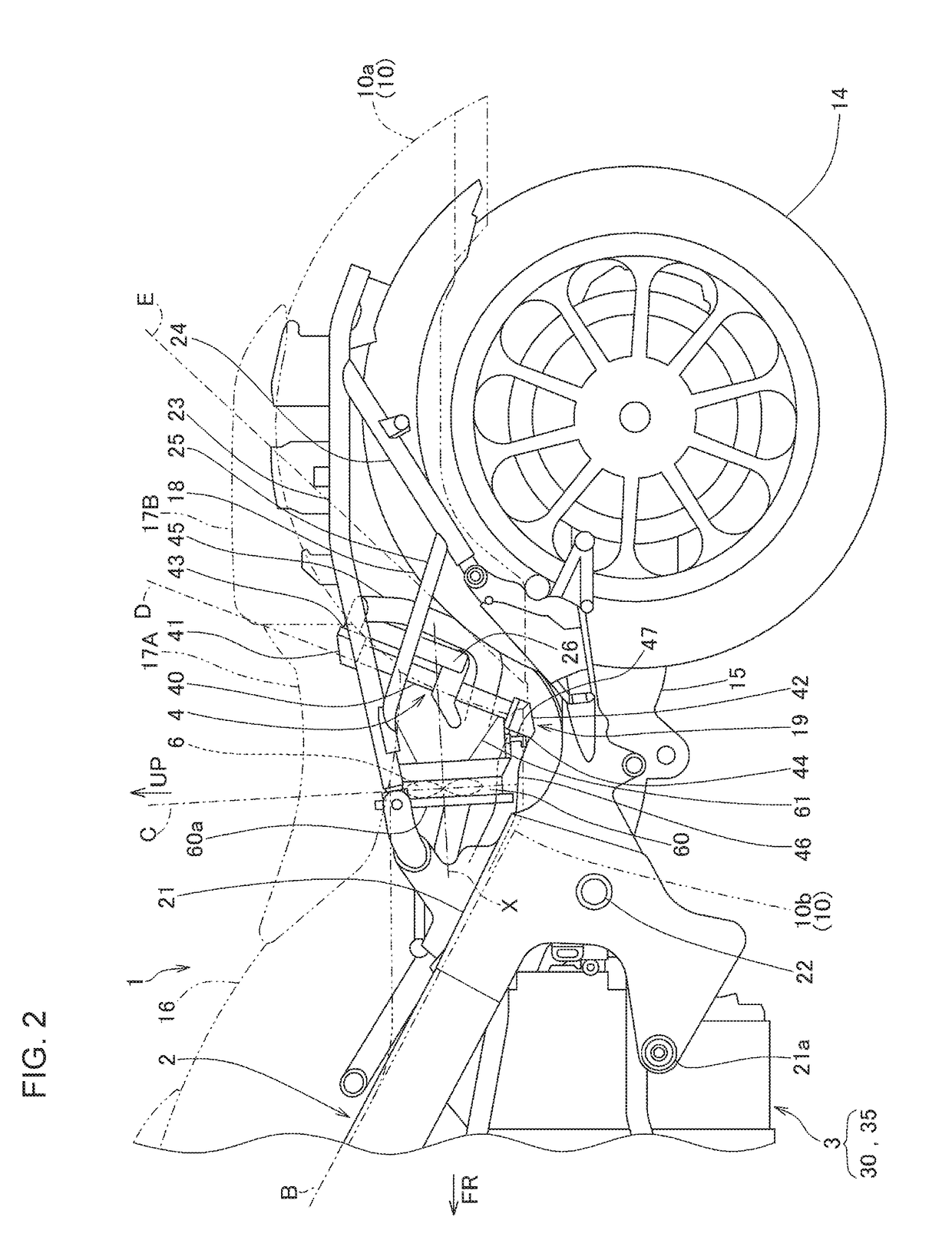 Radiator arrangement structure for saddle-ride type vehicles