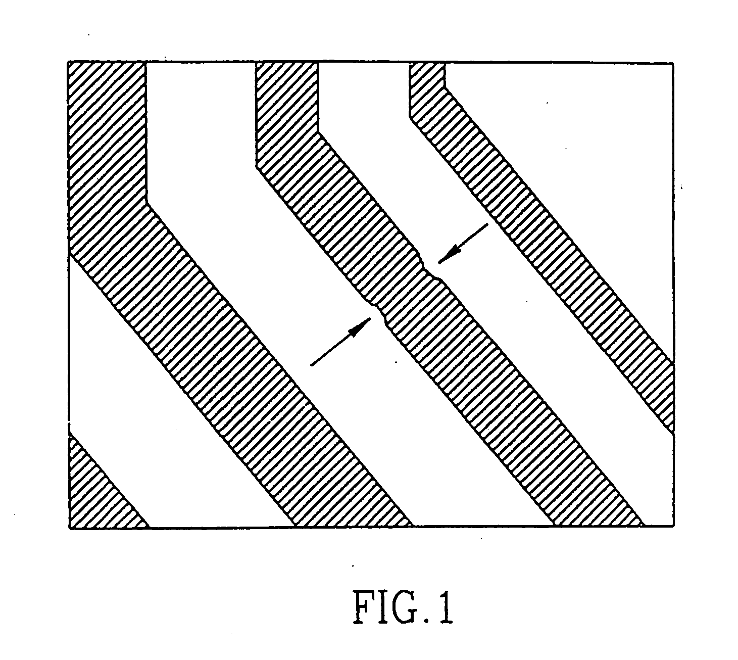 Local bias map using line width measurements