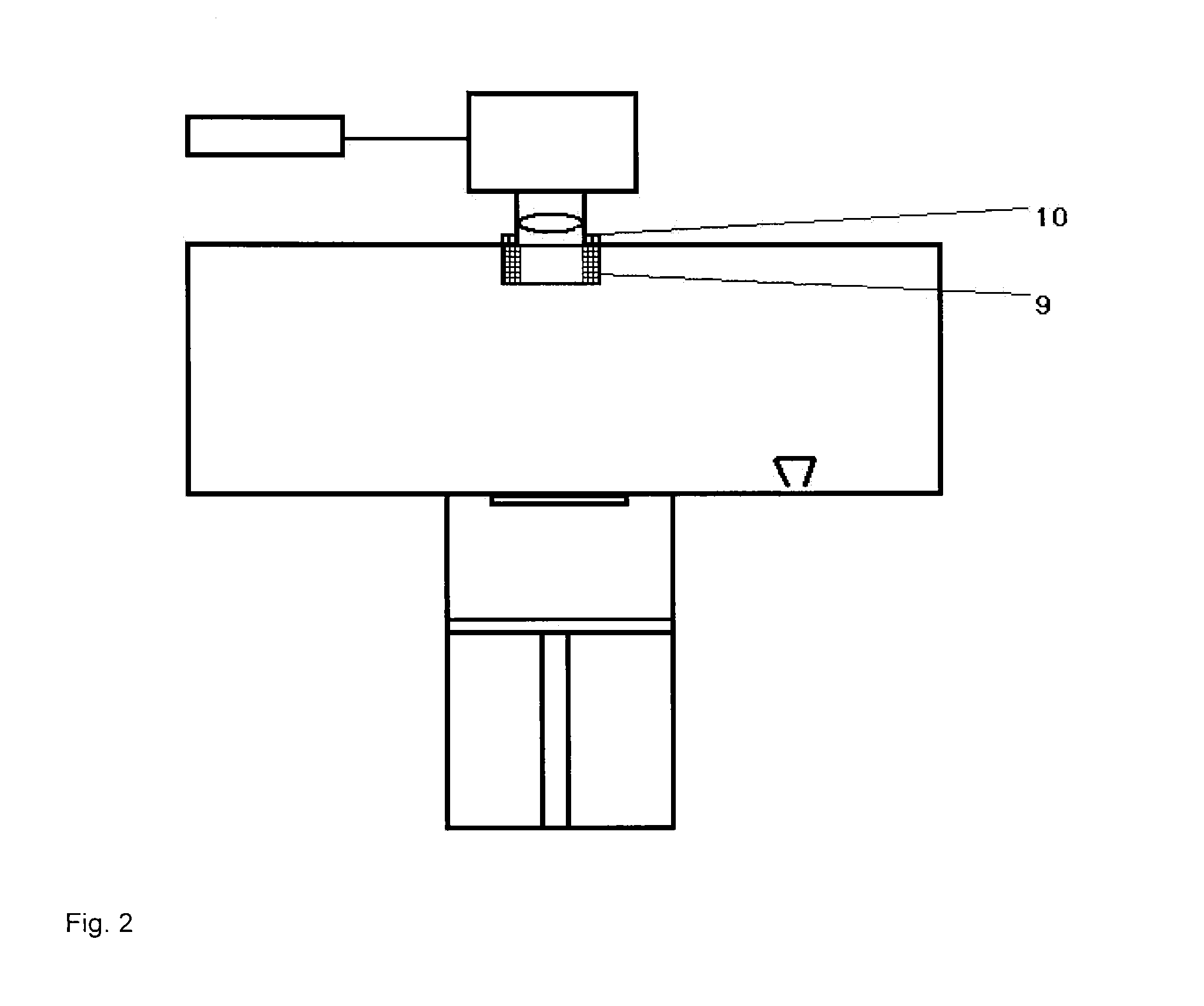 Apparatus for avoiding deposits on optical components in the laser sintering process