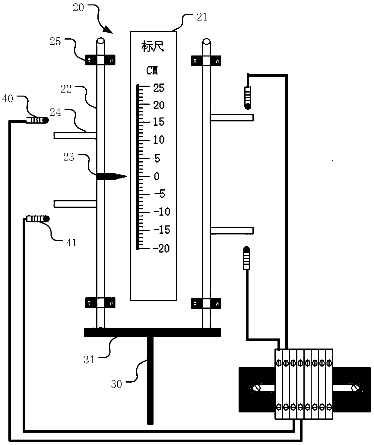 Visual device for clearance control of air preheater