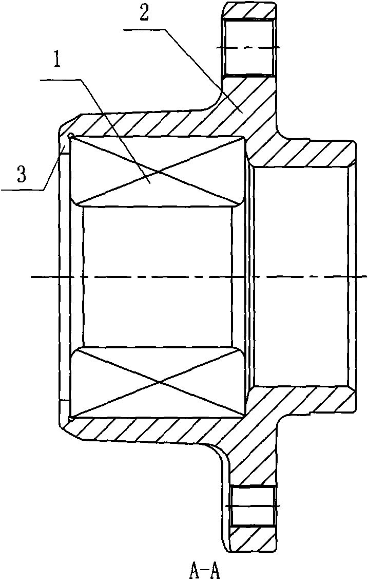 Manufacture method of curling automobile hub bearing unit