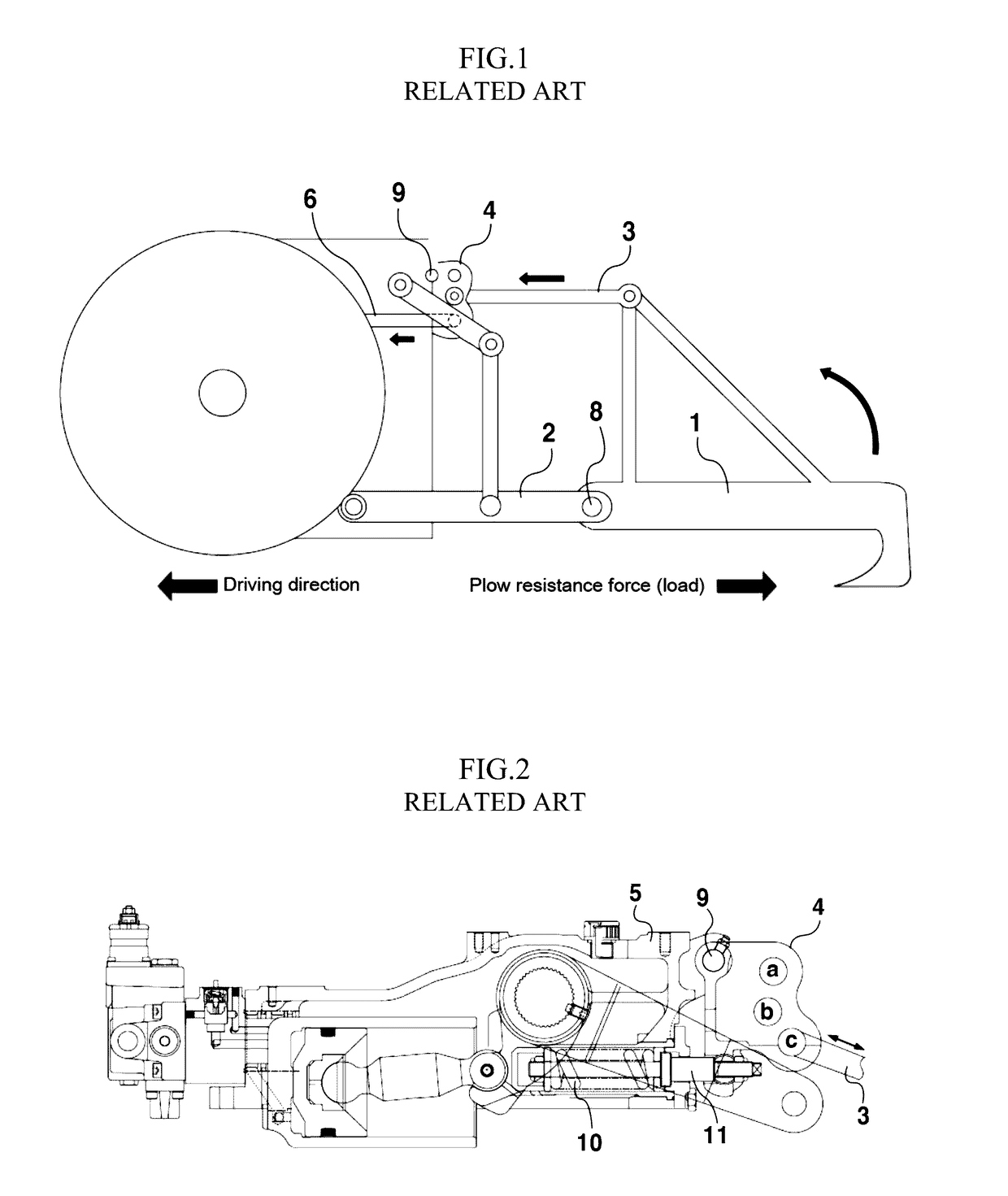 Draft control device for tractor and tractor including same