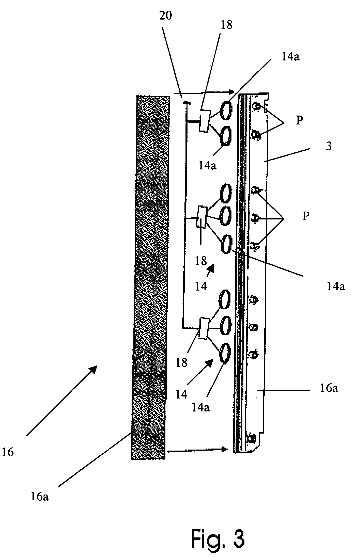 Refrigerator with internal compartment divisible into independent temperature zones