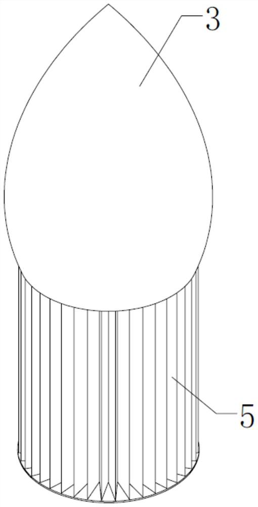 Composite double-layer filter cartridge with built-in parabolic airflow guide cone and method