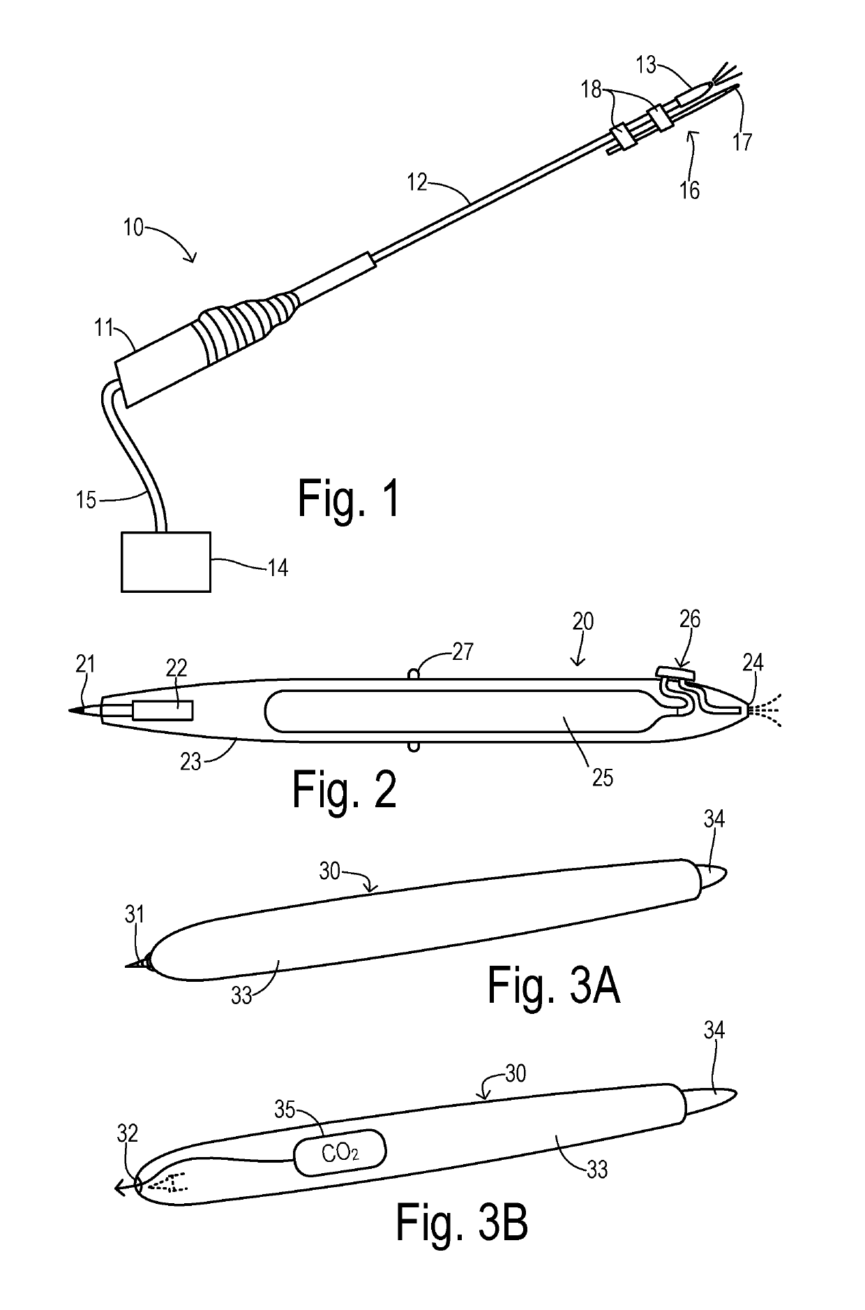 Surgical tissue marking device with dryer