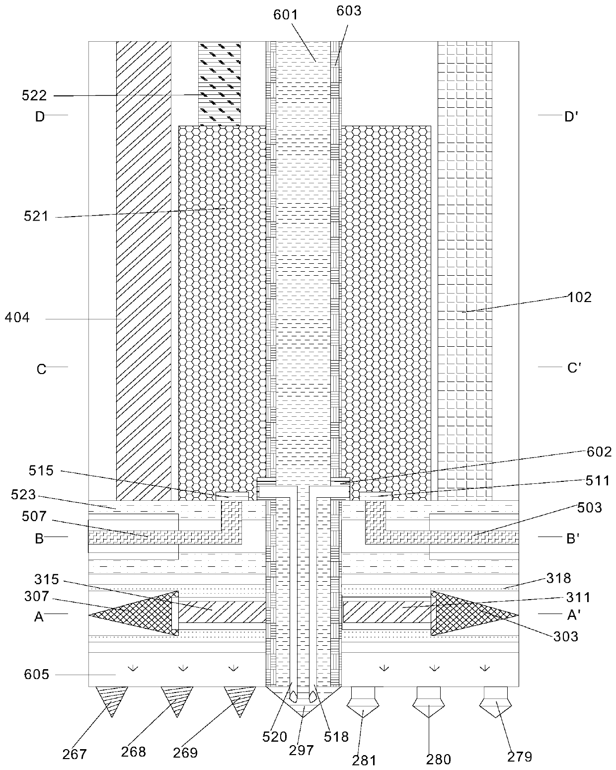 Flank-Vertical Combined Multidimensional Freeze Drilling and Cutting Method for Soft and Hard Formation