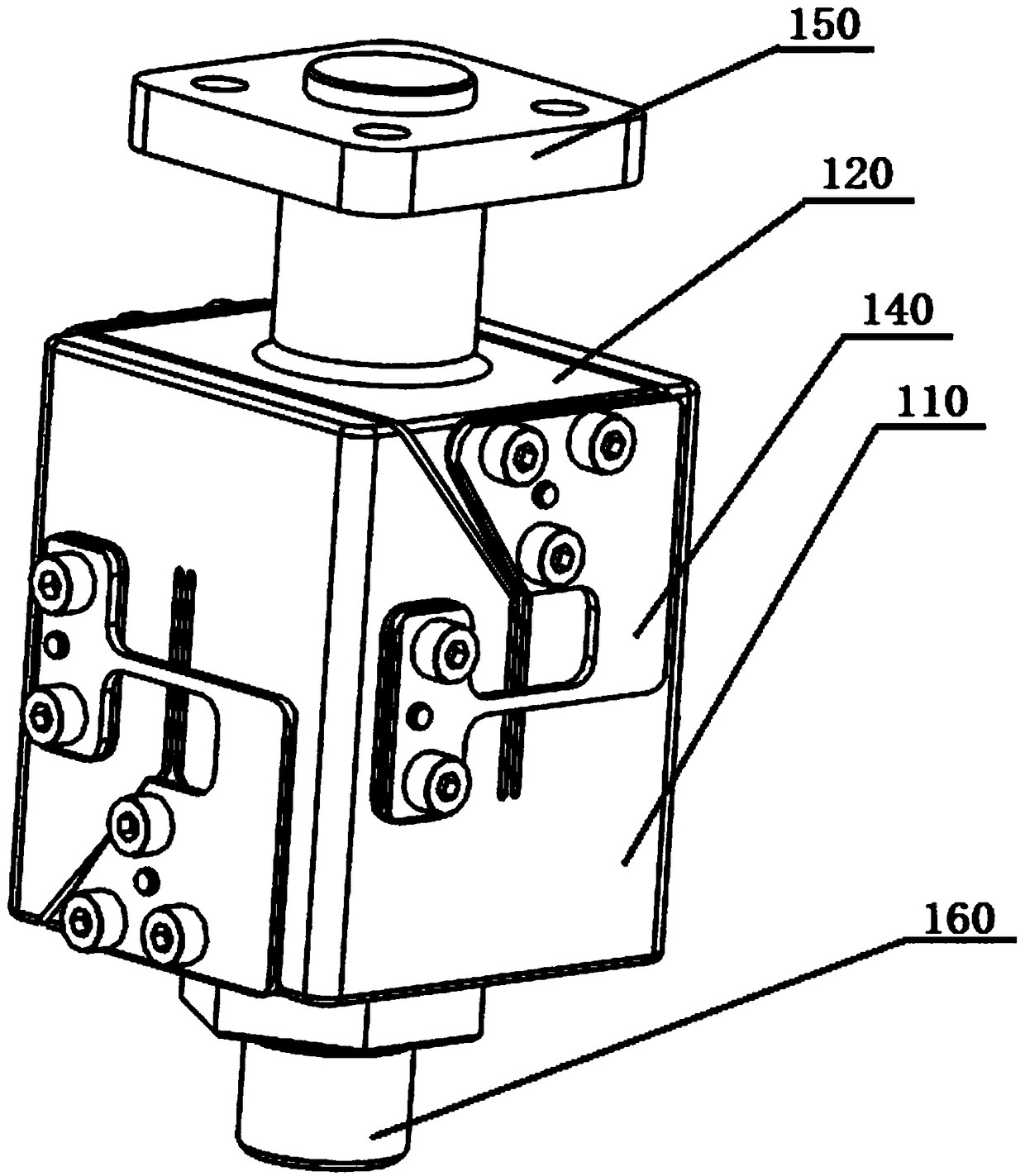 Universal flexible force-measuring component