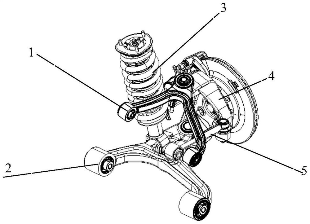 Rear independent suspension system and vehicle
