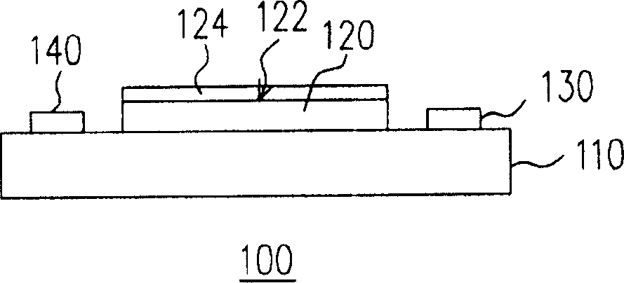 A packaging structure with a chip above a photosensitive element and electric packaging structure thereof