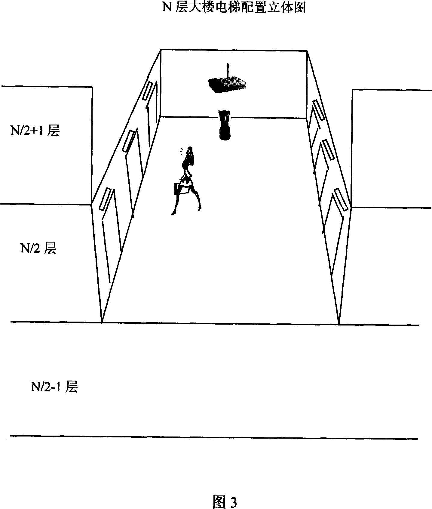 Elevator safety apparatus based on image recognition technique