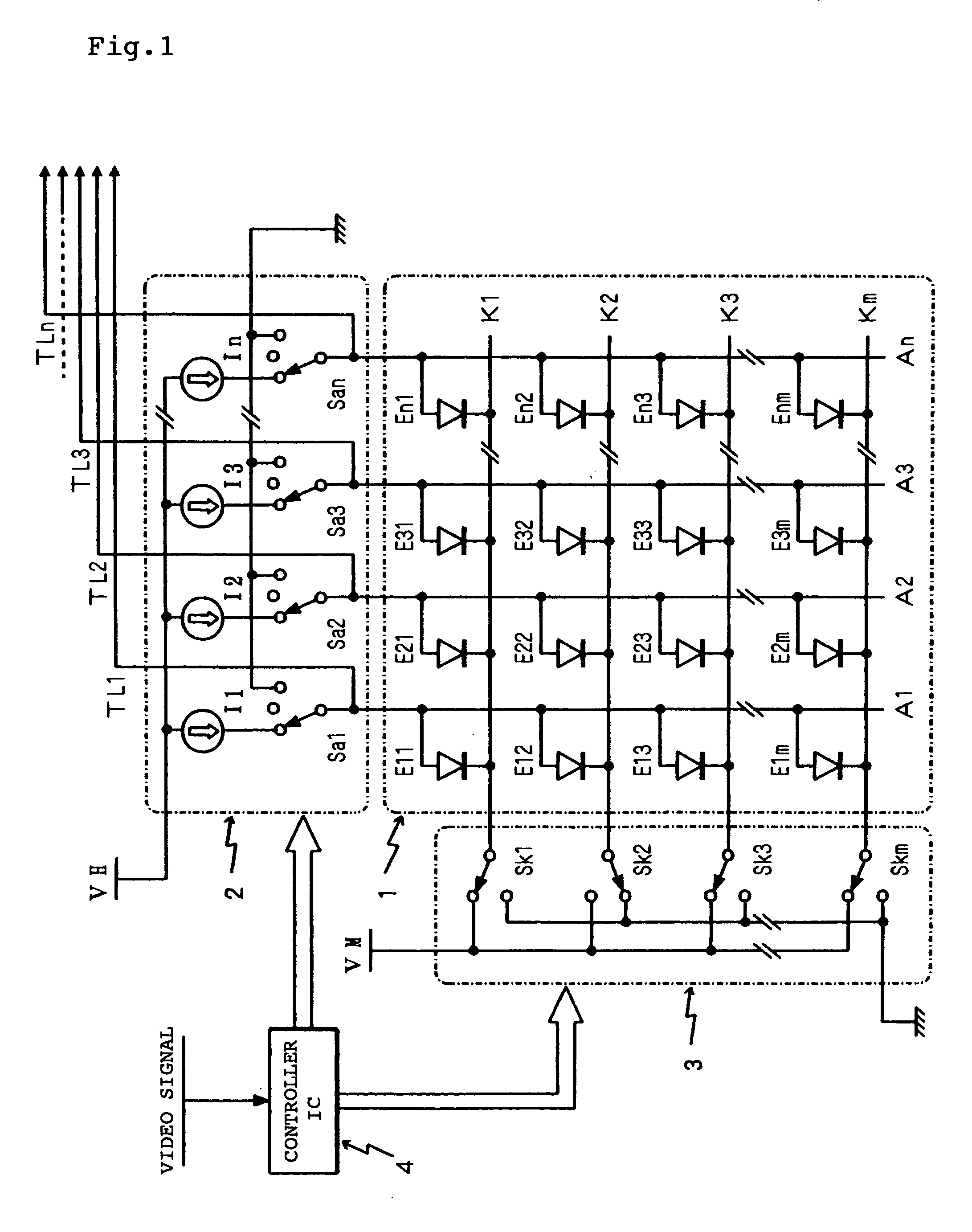 Self light emitting display module, electronic equipment into which the same module is loaded, and inspection method of defect state in the same module