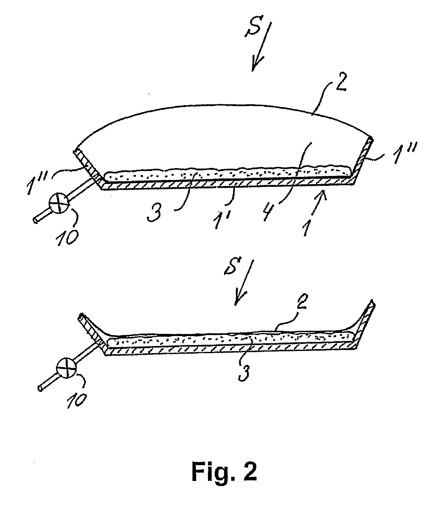 Method, device and system for altering the reverberation time of a room