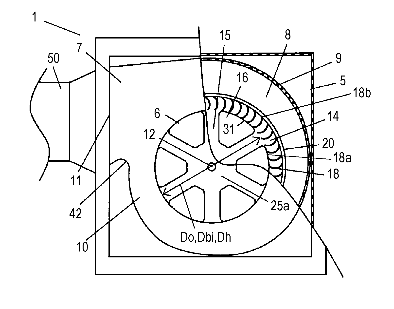 Centrifugal Impeller and Centrifugal Blower Using It