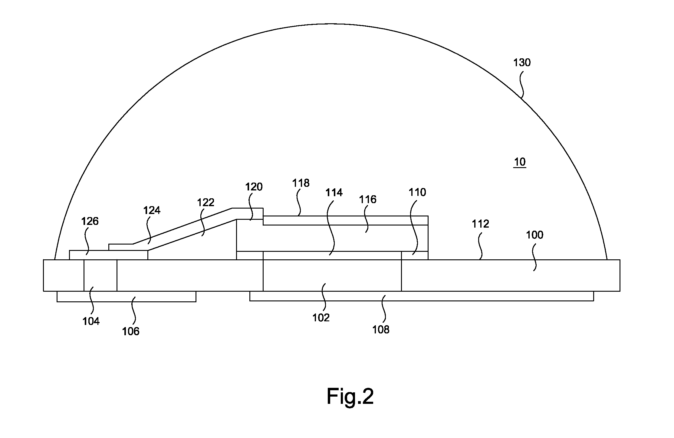 LED Package with Slanting Structure and Method of the Same
