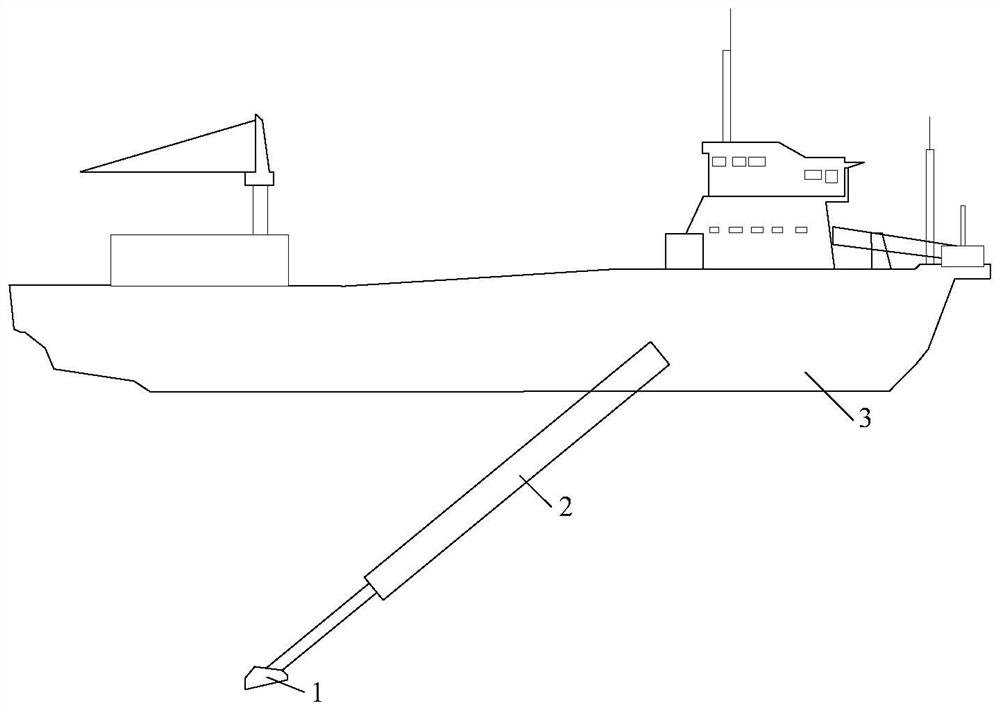 Trailing suction dredger with outer rotor motor driven hob head