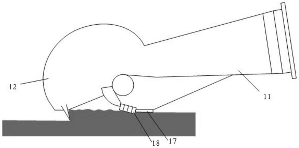 Trailing suction dredger with outer rotor motor driven hob head