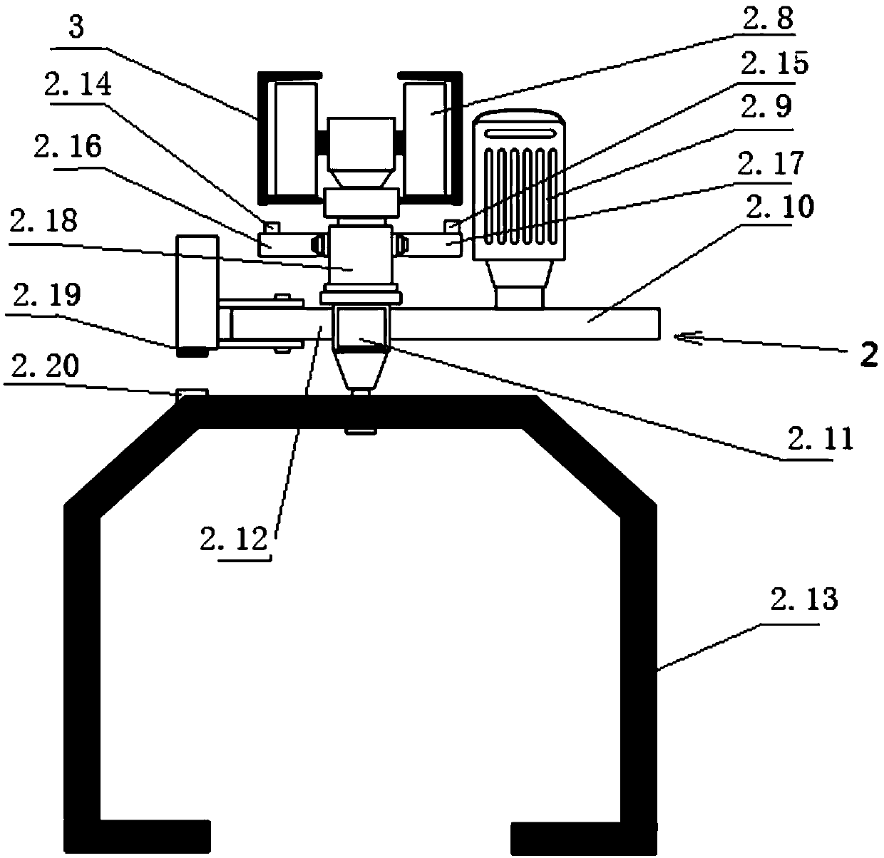 Track wear automatic detection vehicle