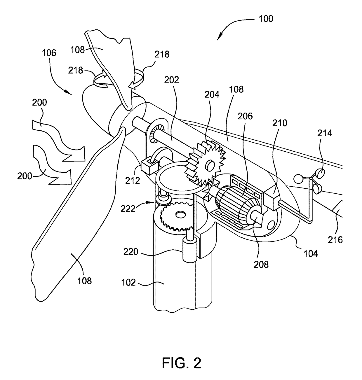 Method for improving large array wind park power performance through active wake manipulation reducing shadow effects