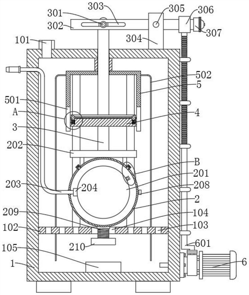 Spraying device with angle adjusting and purifying functions and using method thereof