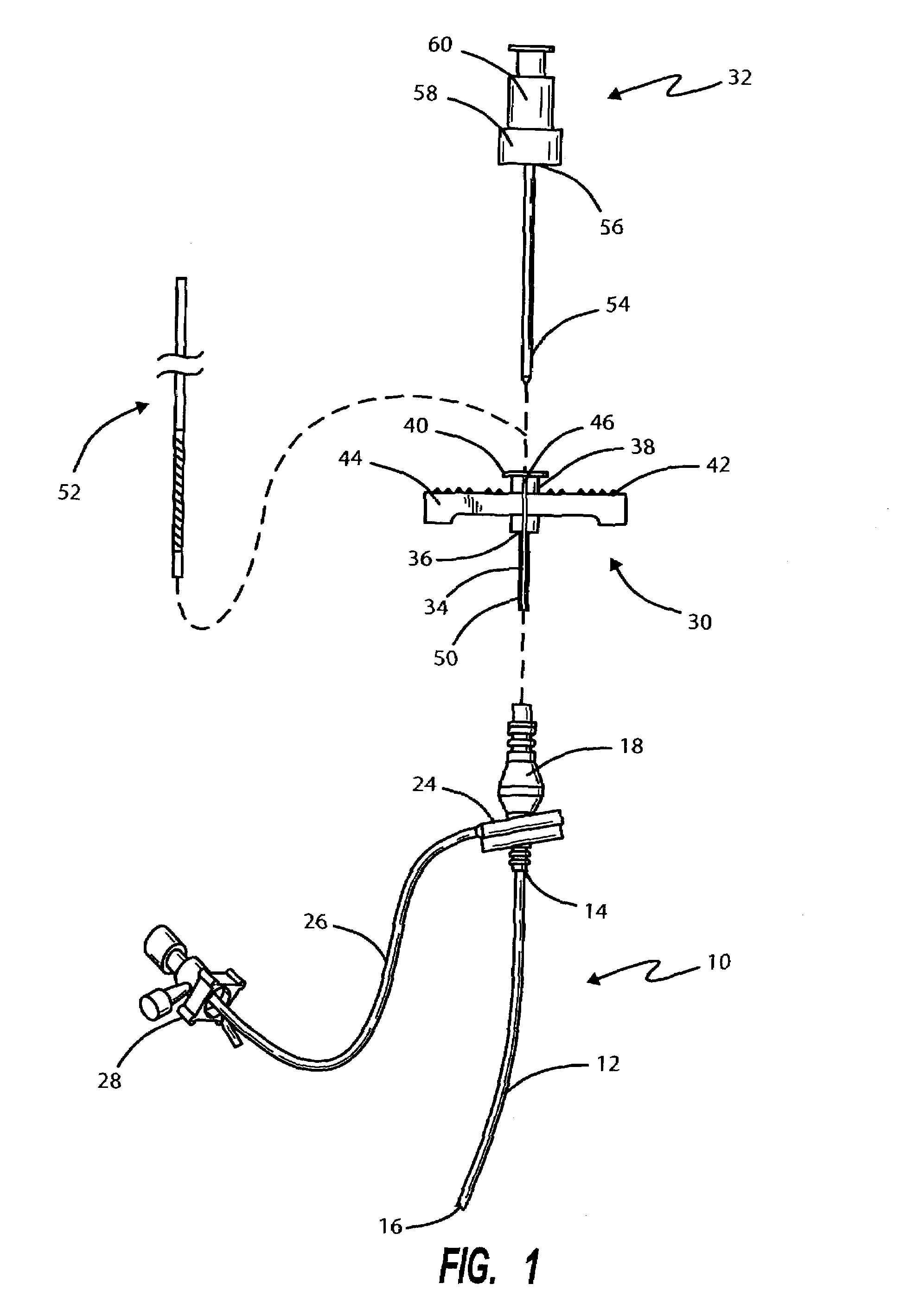 Lead insertion tool for hemostatic introducer system