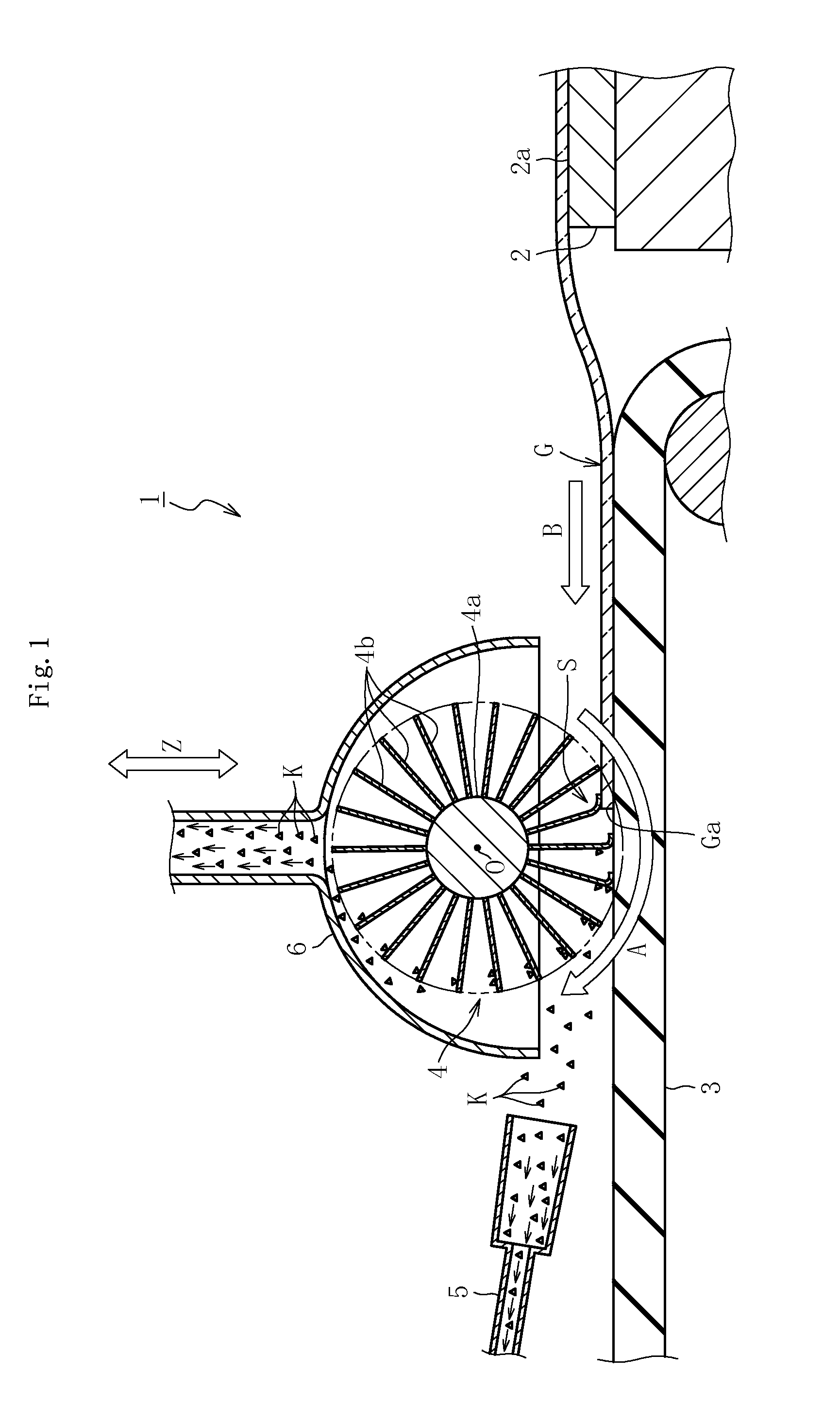 Initial crack formation device, and formation method