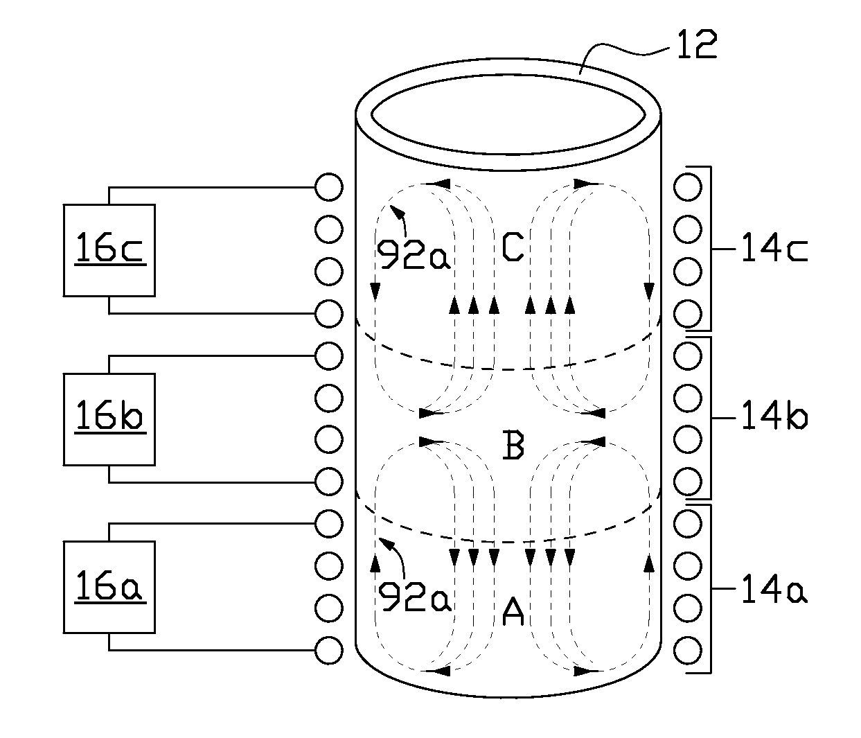 Melting and mixing of materials in a crucible by electric induction heel process