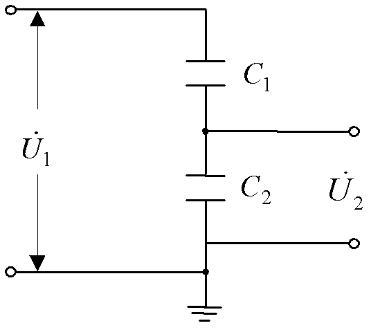 Capacitive voltage-division type self-calibration optical voltage transducer