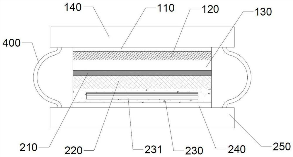 Composite energy collector and wearable electronic equipment