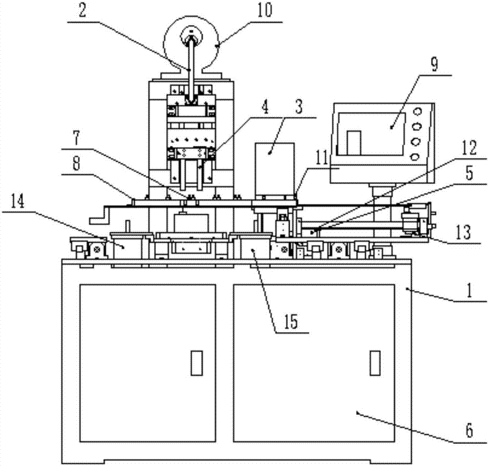 Full-automatic high-speed sheet punching machine for filter element, sieve plate, filter disc, filter membrane and filter paper