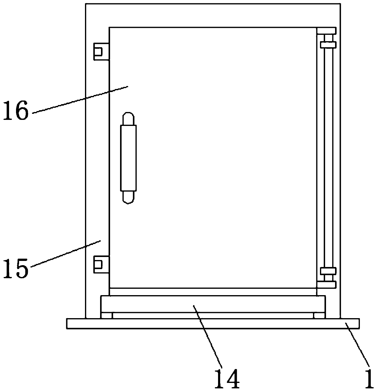 Sintering furnace structure of refractory bricks