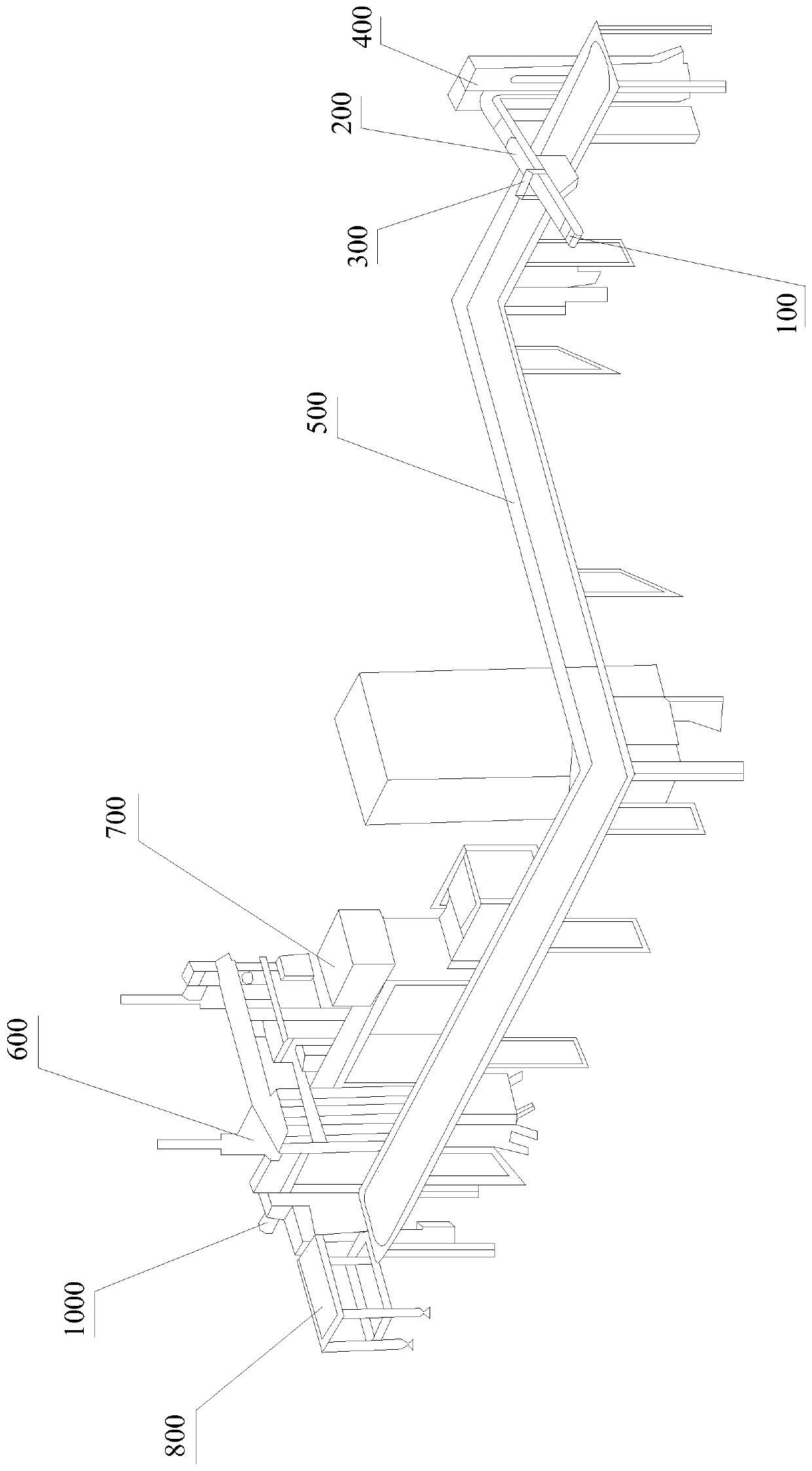 Automatic packaging production device and process for nursing pad