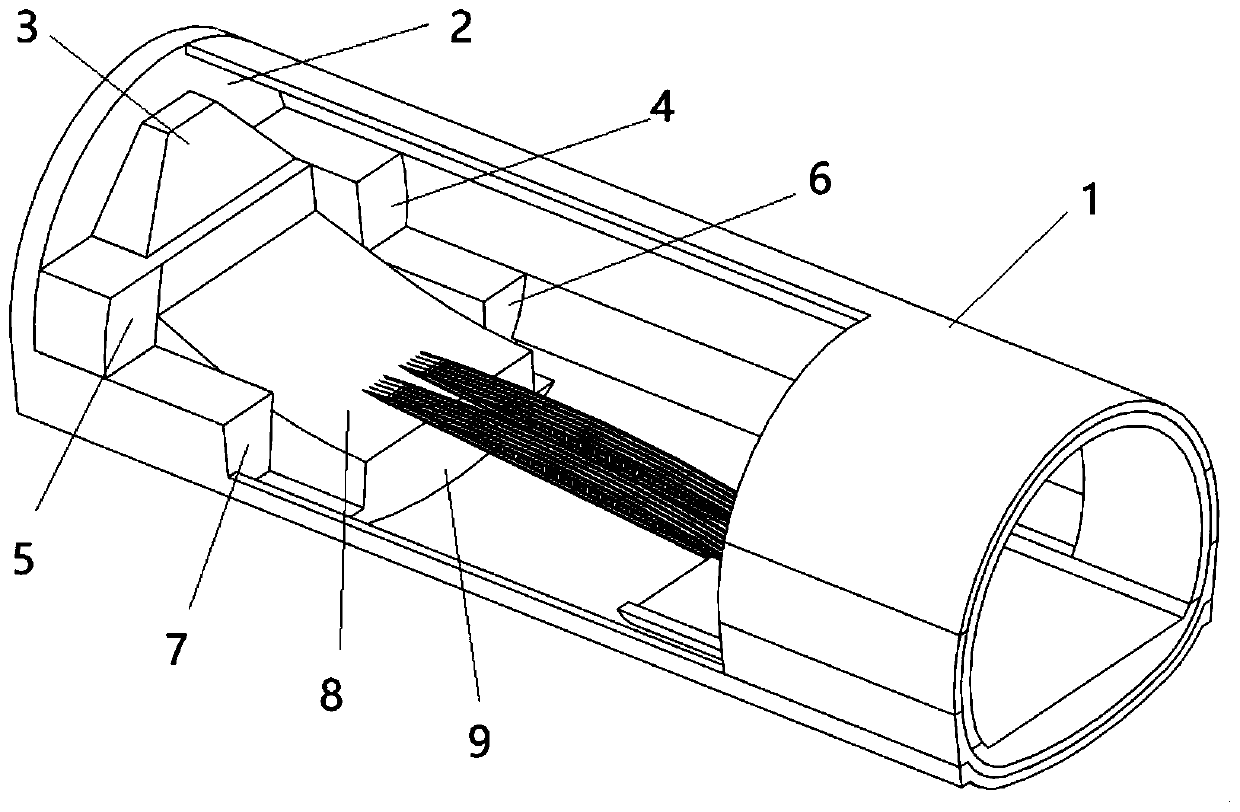 Method for excavating micro benches of large-section loess tunnel, and bench structure of large-section loess tunnel