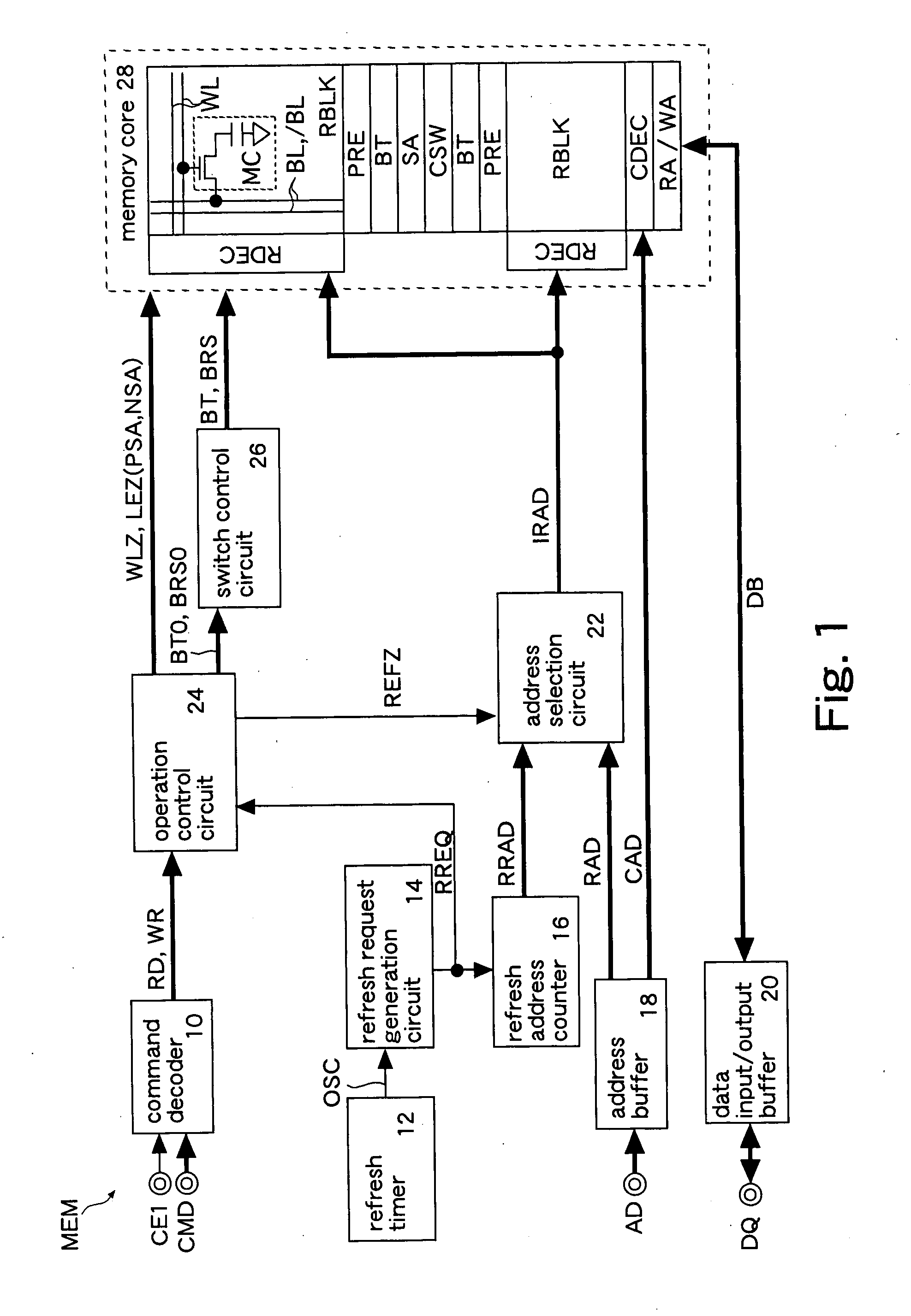 Semiconductor memory and memory system
