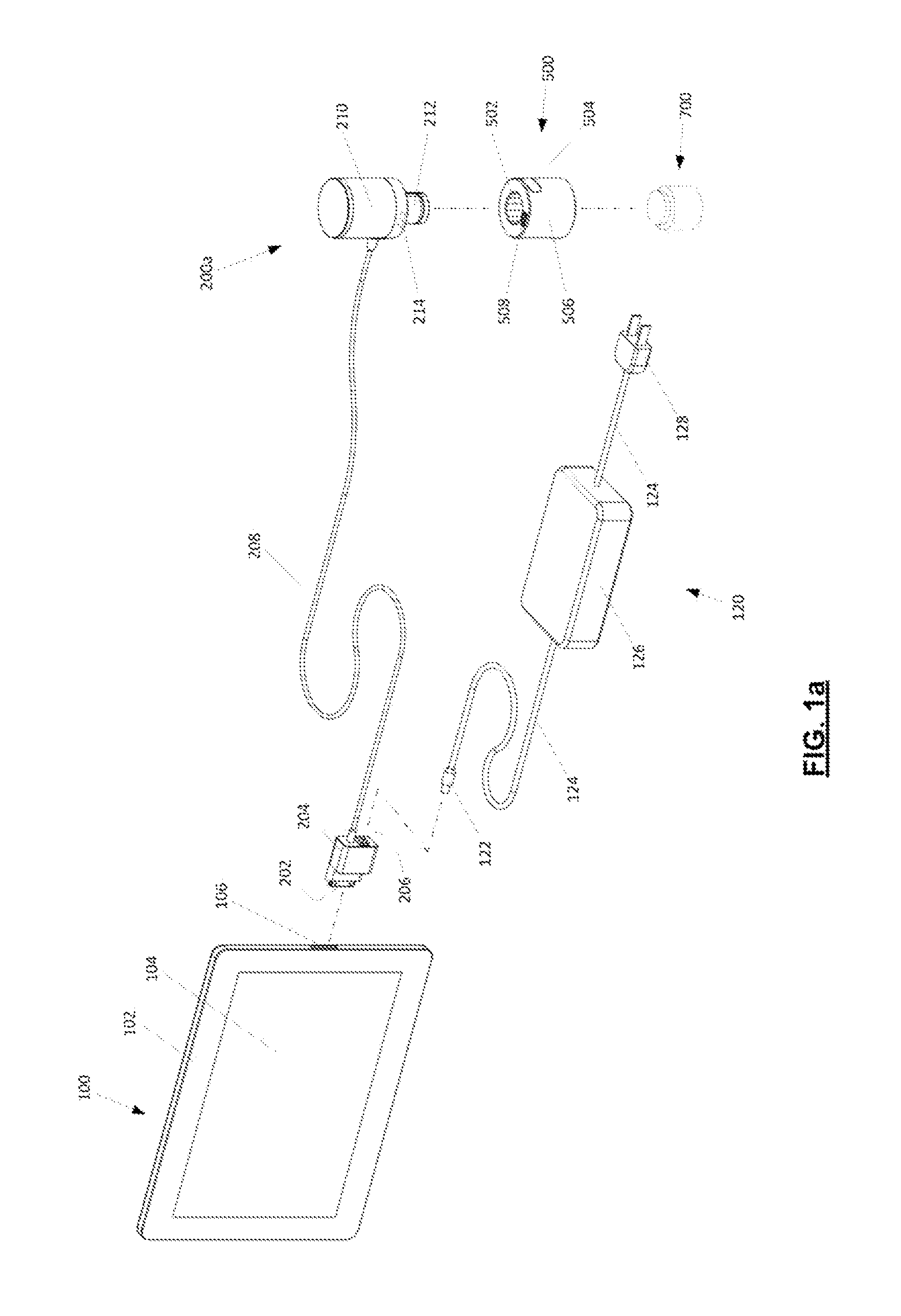 Modular peripheral digital camera system connectable to portable computing devices