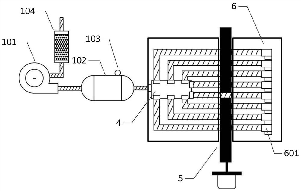 A multi-module emulsion droplet generation control device