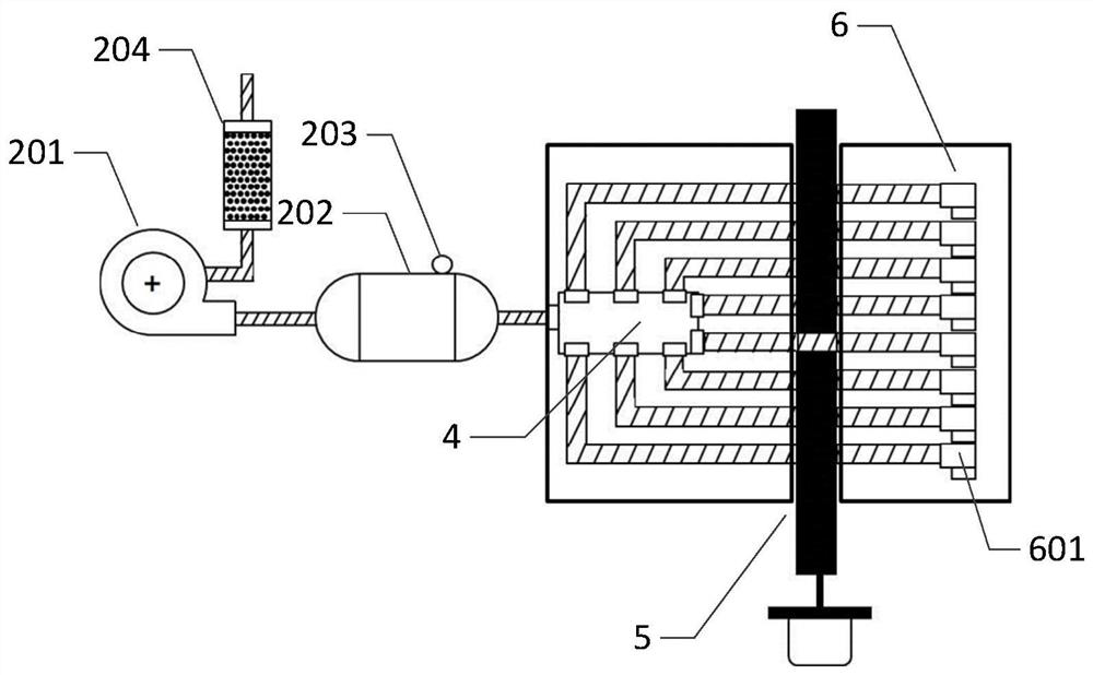 A multi-module emulsion droplet generation control device