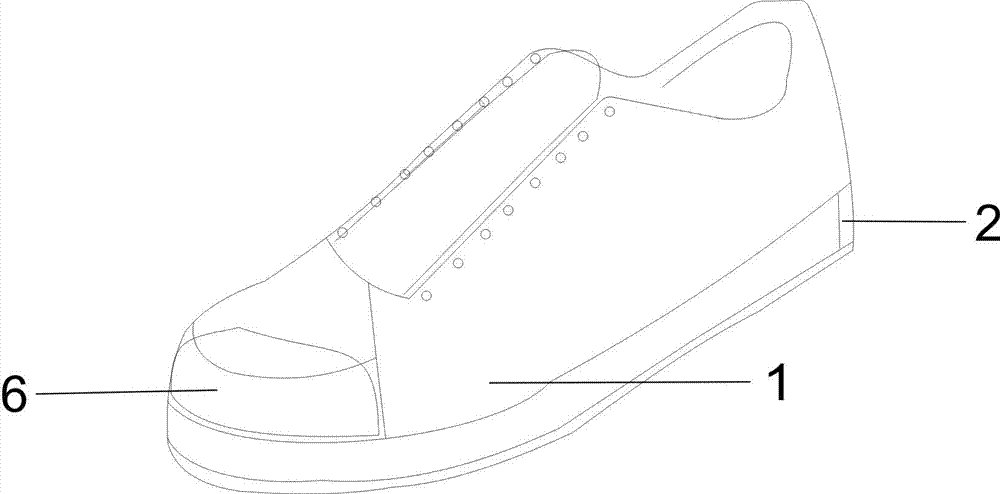 Temperature-sensitive heating shoe