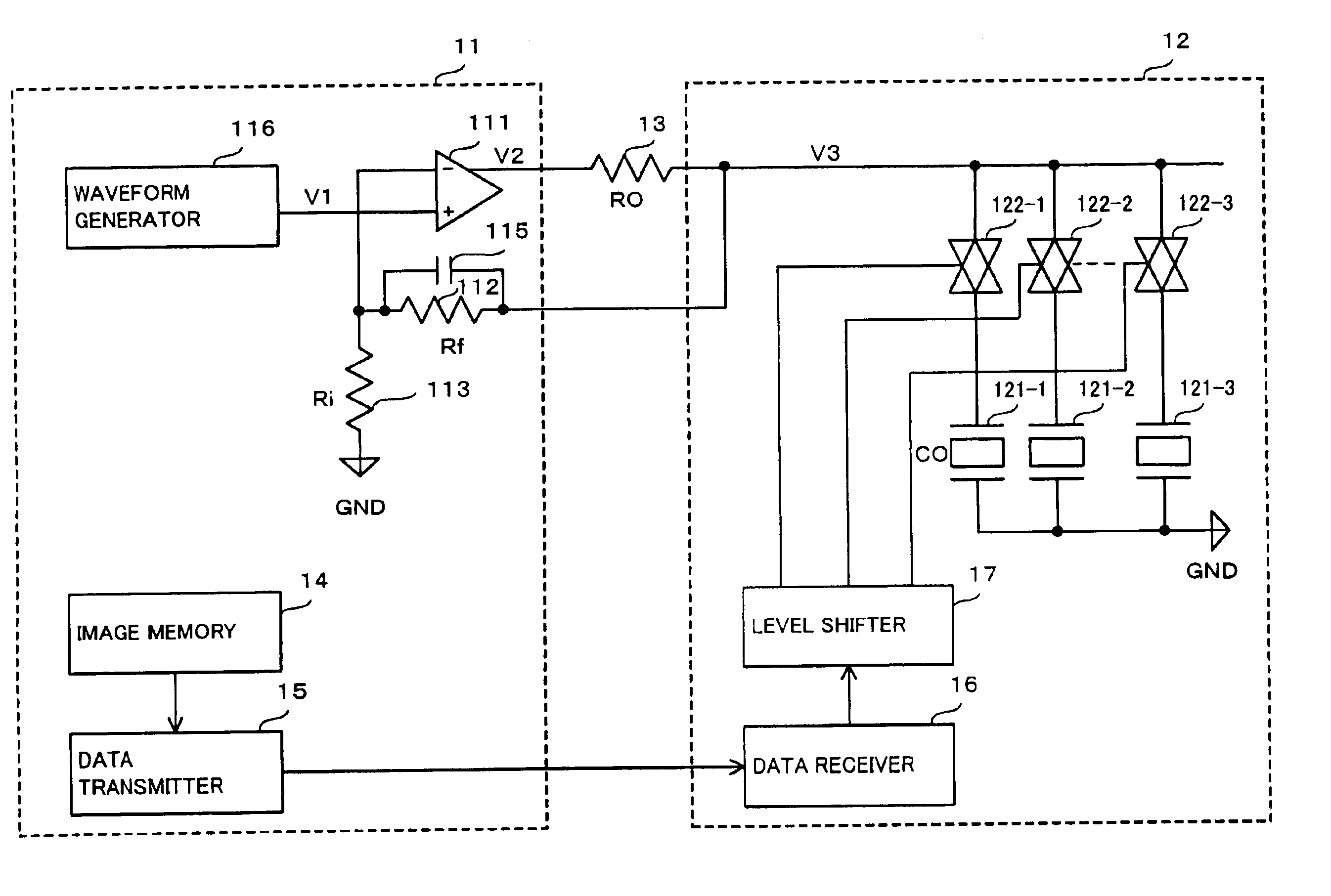 Drive circuit of ink jet head and driving method of ink jet head