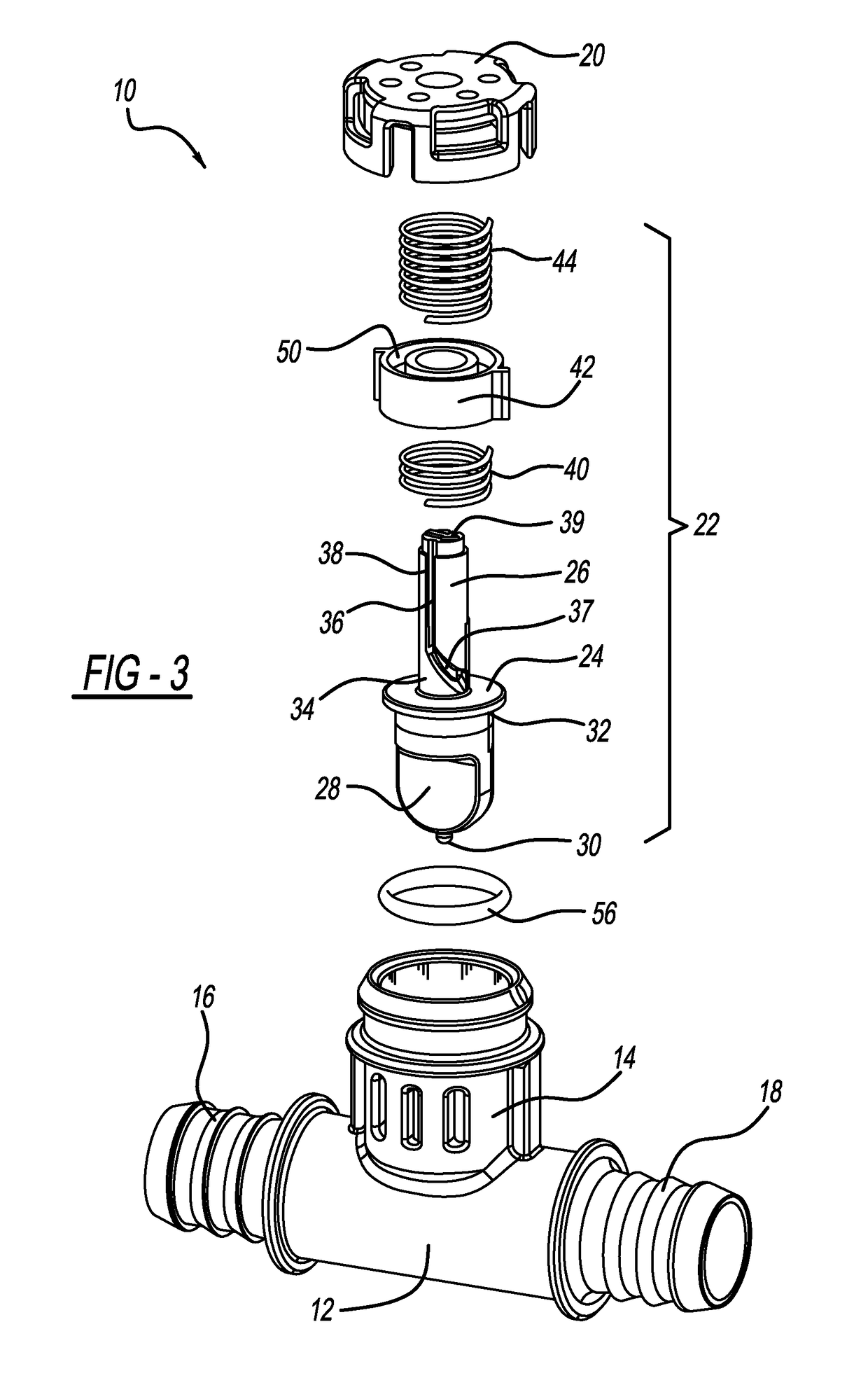 Fluid control valve utilizing shape memory alloy driving spring