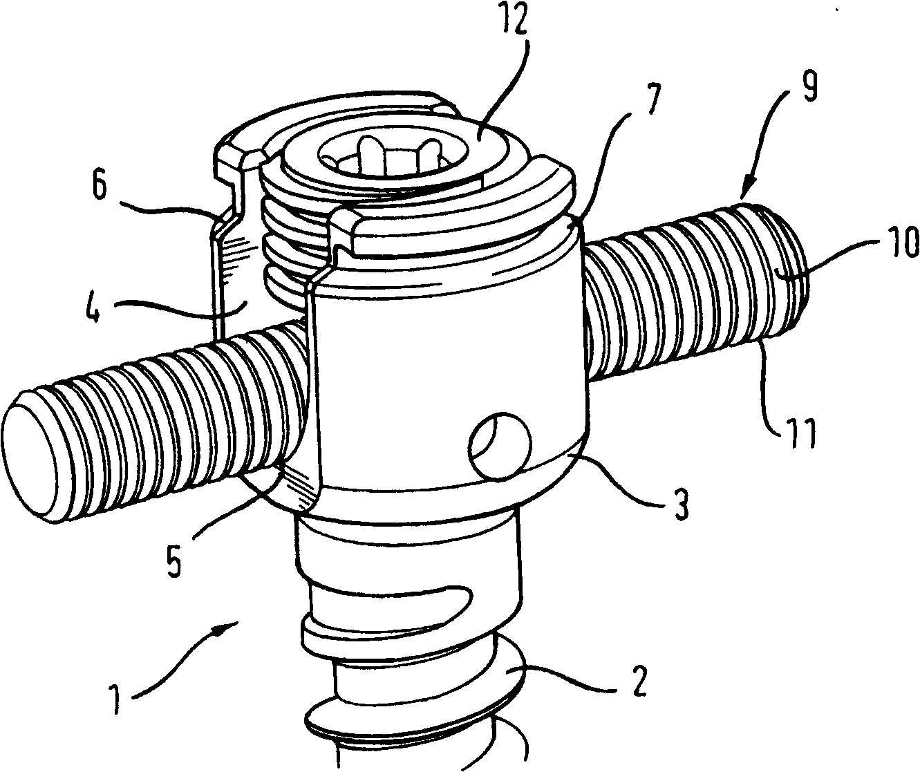 Bone anchoring assembly